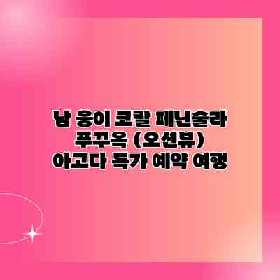 남 응이 코랄 페닌술라 푸꾸옥 (오션뷰) 아고다 특가 예약 여행