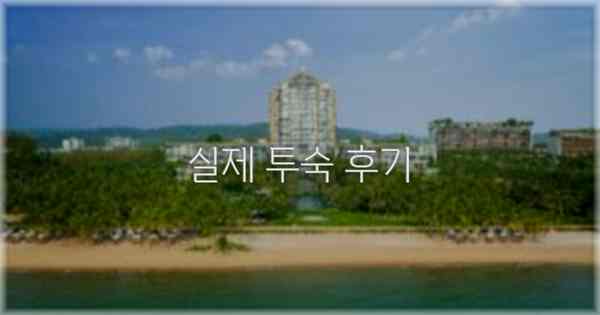 💬 실제 투숙 후기