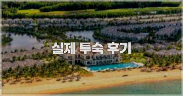 💬 실제 투숙 후기