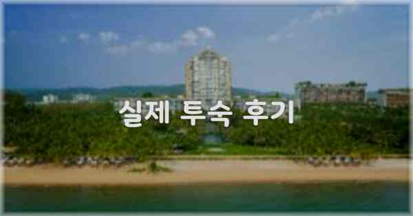 💬 실제 투숙 후기