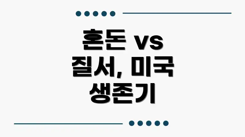 혼돈 vs 질서, 미국 생존기